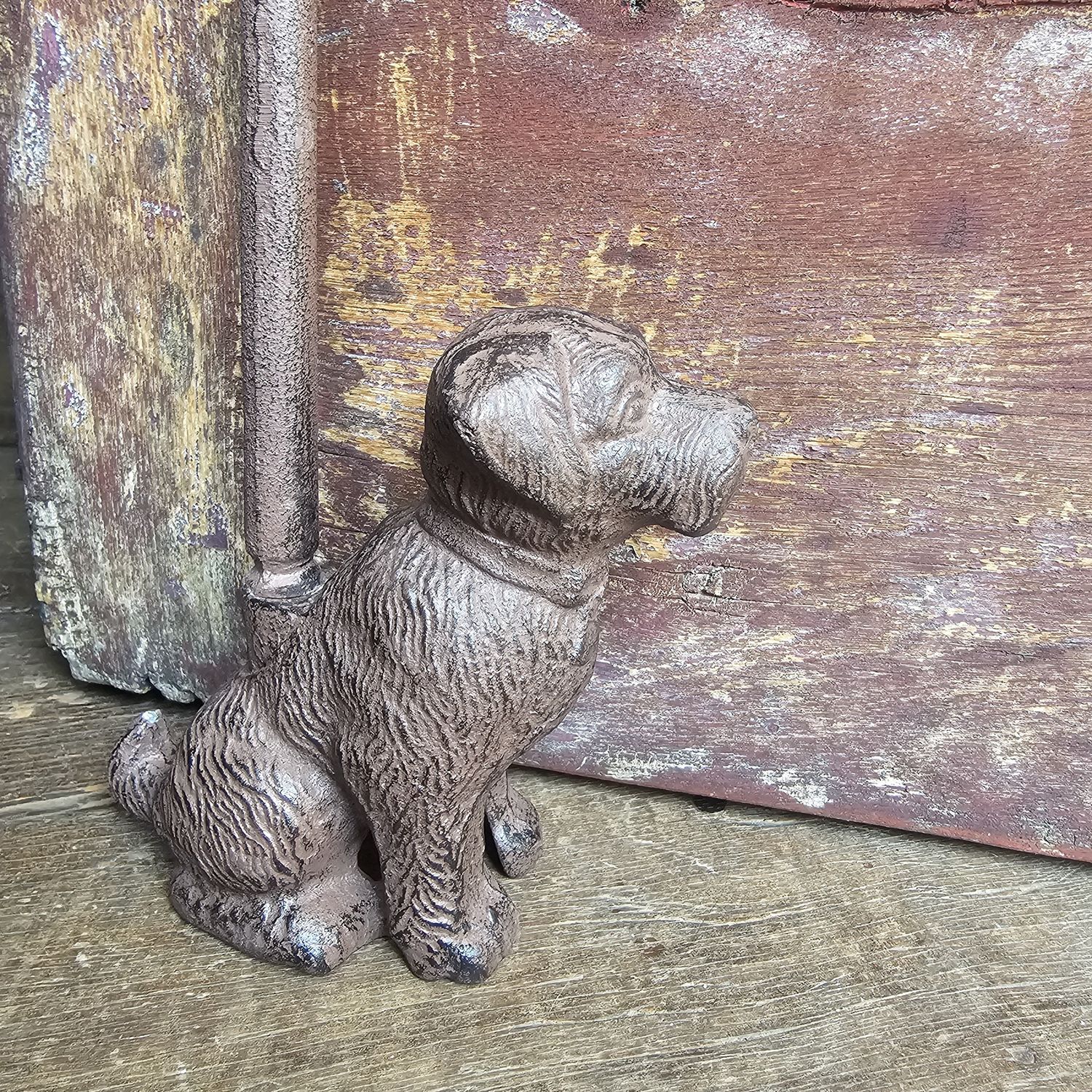 Dog Doorstop With Handle