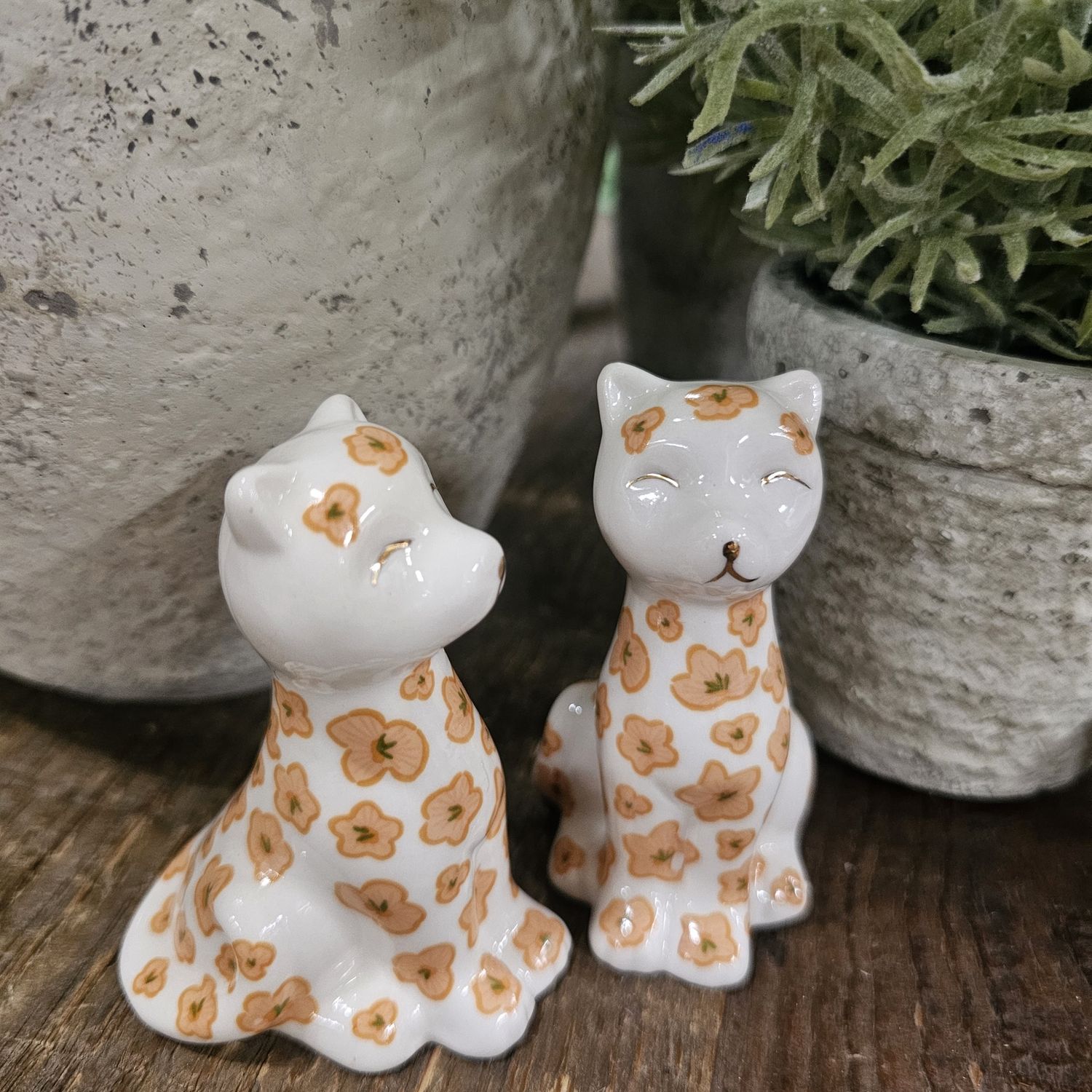 Ceramic Salt &amp; Pepper Shakers, Type: Molly the Cat