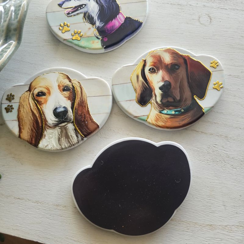Dog Magnets S/4