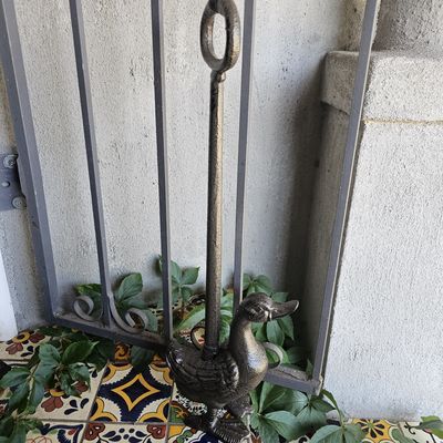 Peter the Duck Cast Iron Doorstop