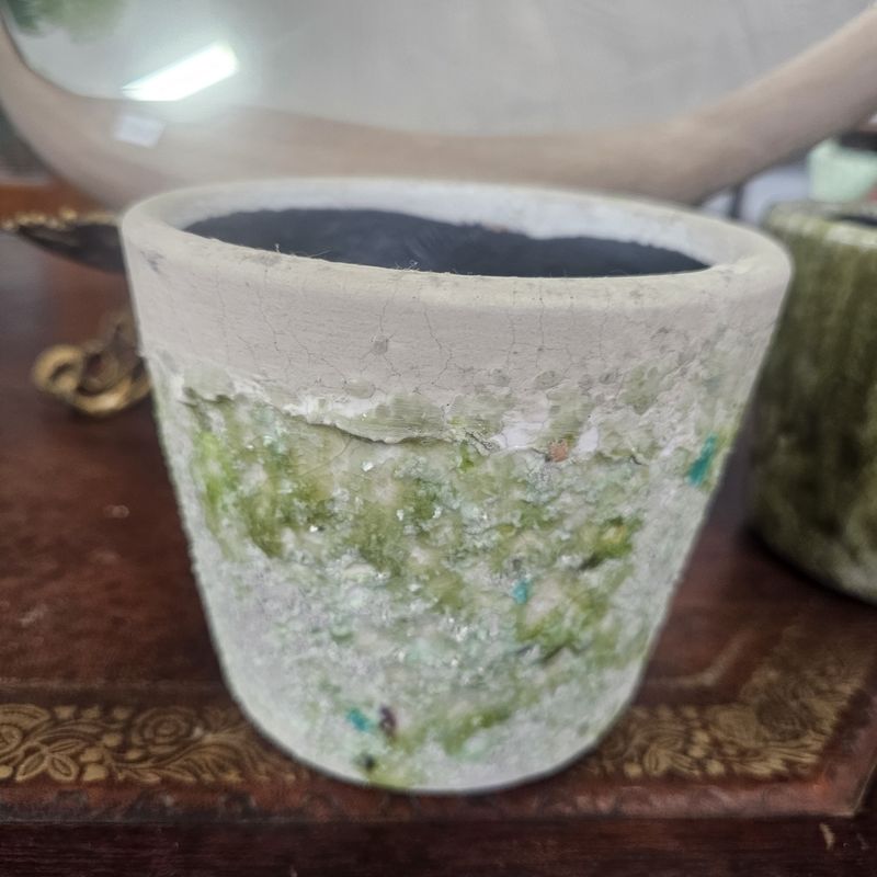 Shades of Green Ceramic Garden Pot