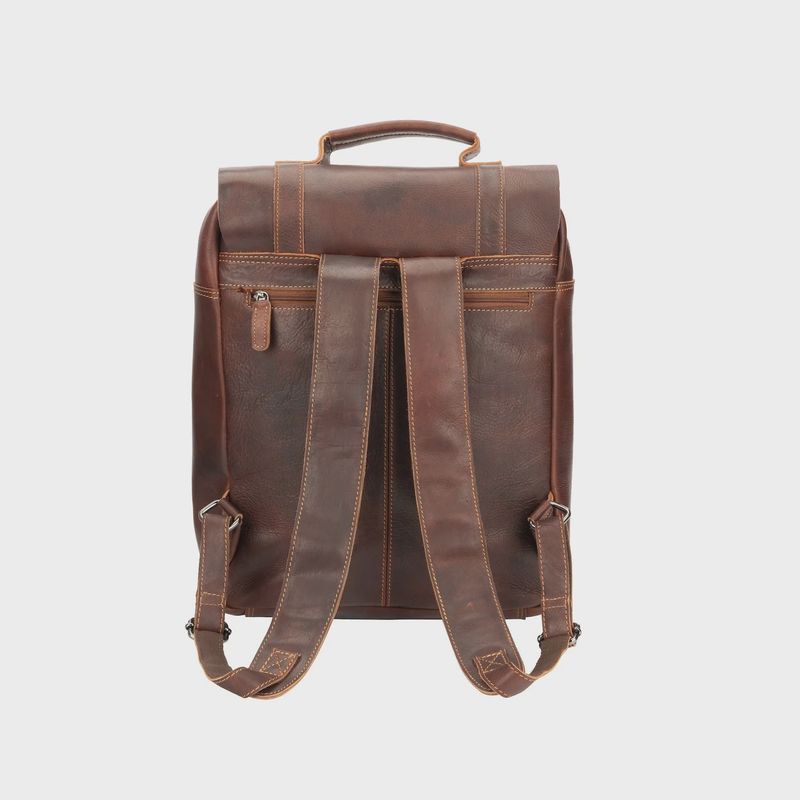 The Grant Leather Laptop Backpack