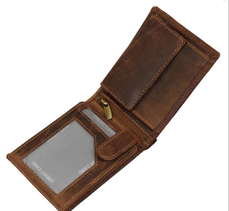 The Liam Leather Wallet - Landscape