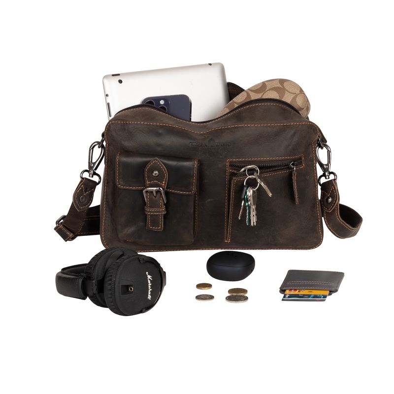 The Tourist Leather Shoulder Bag