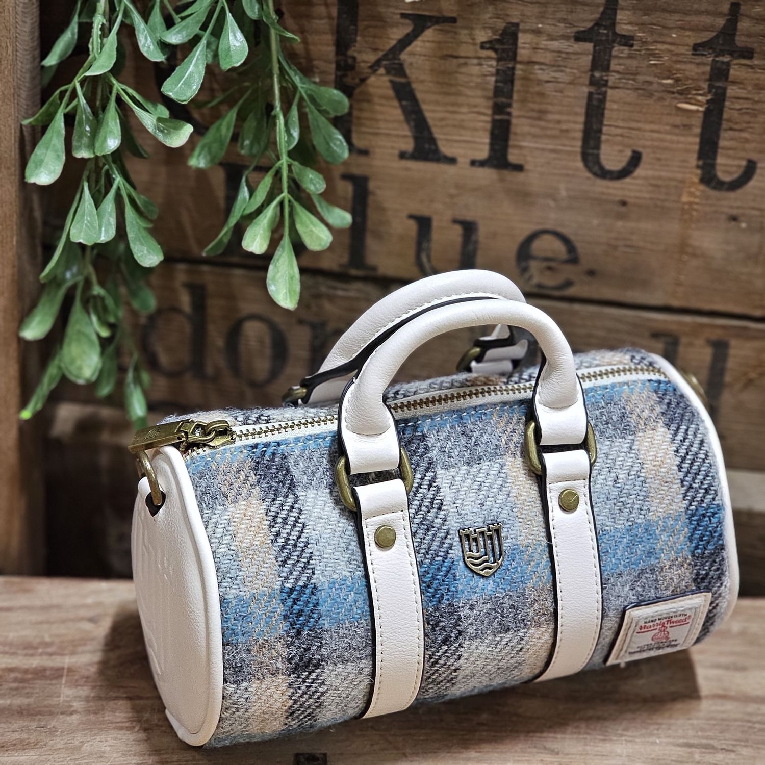 The Freya Harris Tweed Duffle Bag, Colour: Islander Tartan