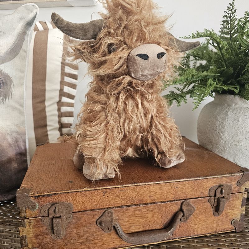 Highland Cow Doorstop/Nursery Decor