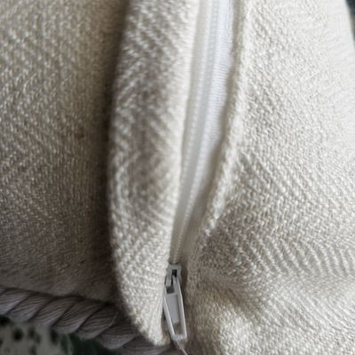 "Blush Rush" Linen Blend Protea Cushion 50cm