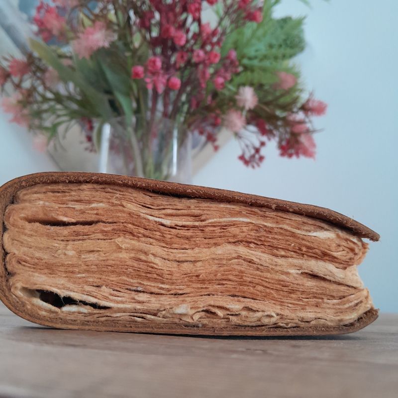 Tooled 'Wolf Howling at the Moon' Leather Journal