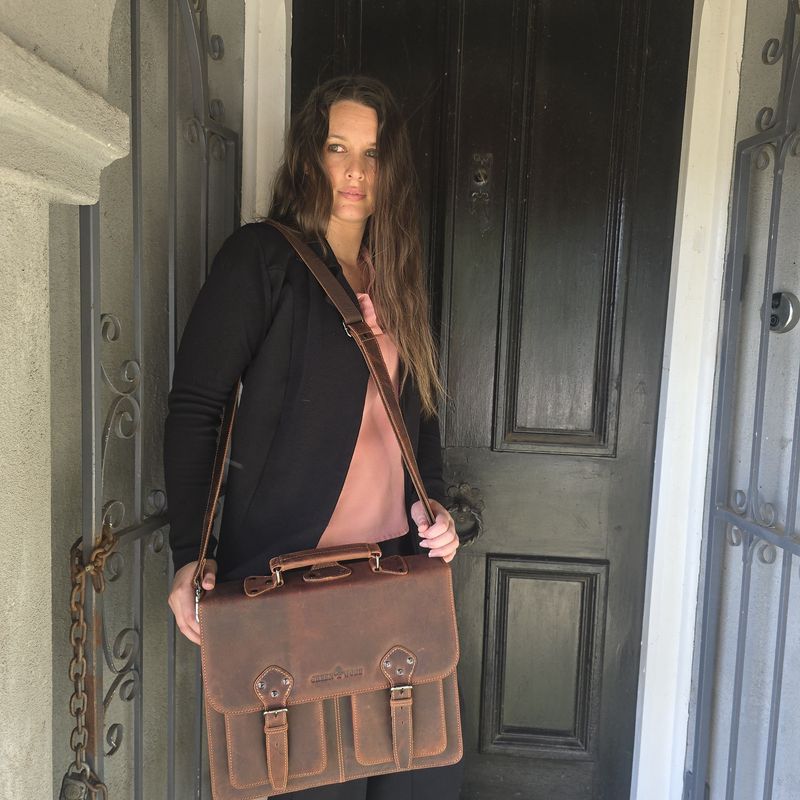 The Scholar Leather Backpack/Briefcase