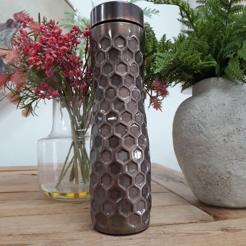 Copper Honeycomb Drink Bottle