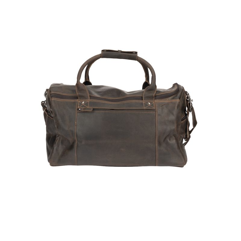 The Byron Leather Duffle Overnight Bag