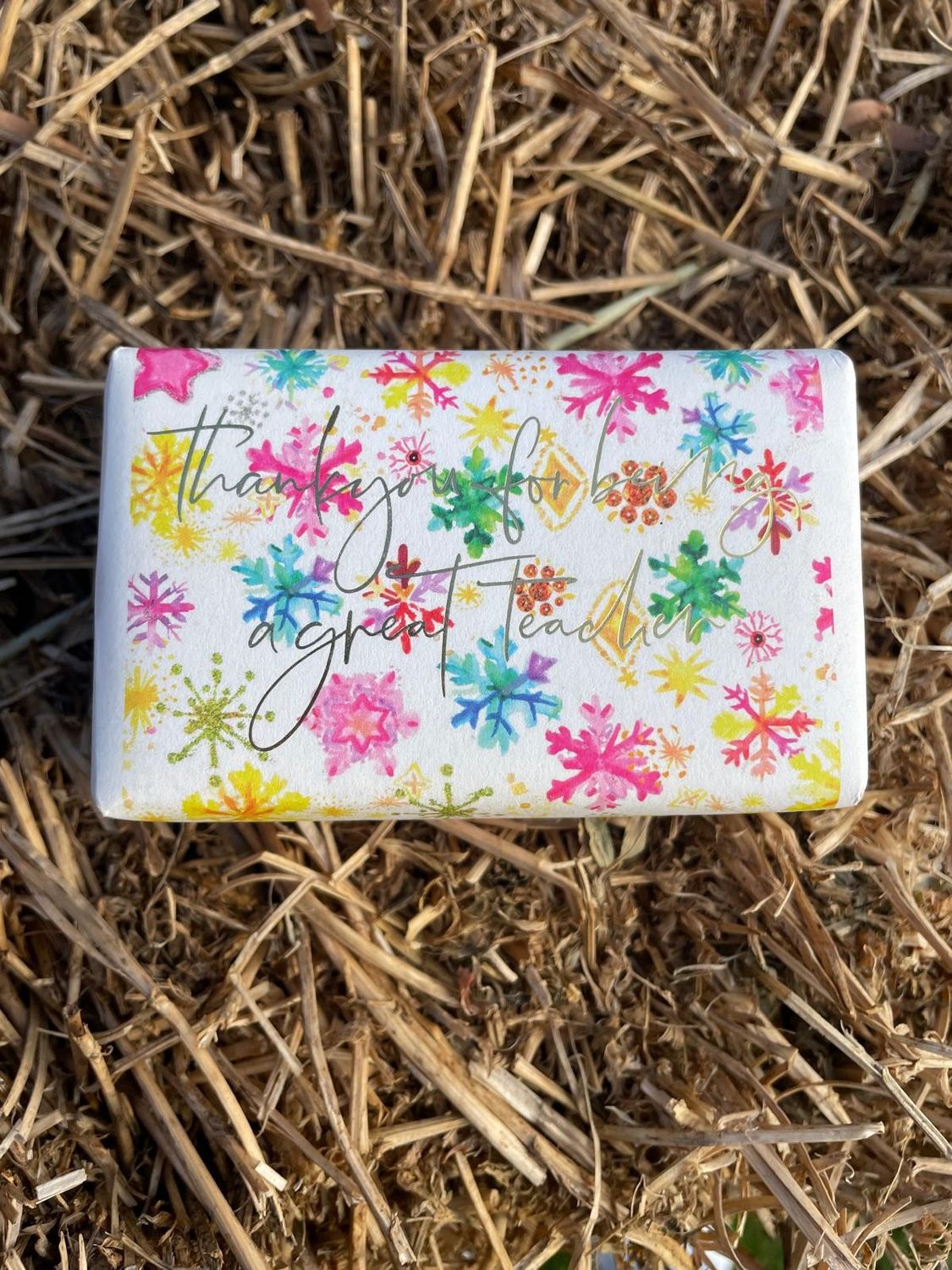 Huxter Soap 'Rainbow Snowflakes'