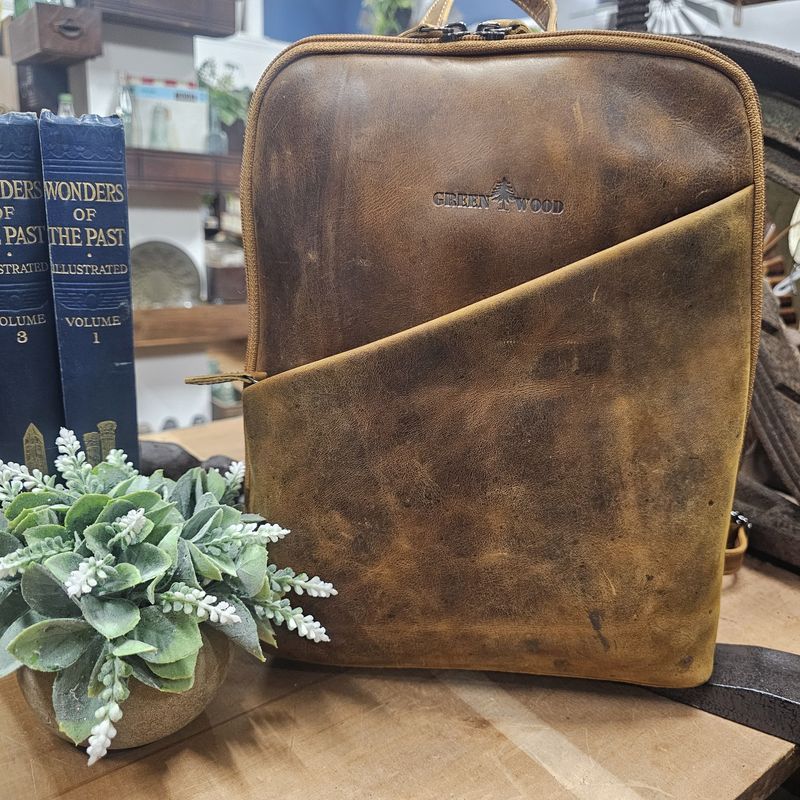 The Nikita Leather Backpack Shoulder Bag