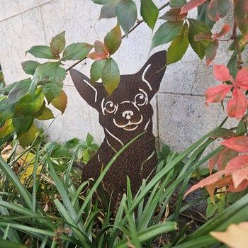 Luna the Chihuahua Dog Australian Metal Art