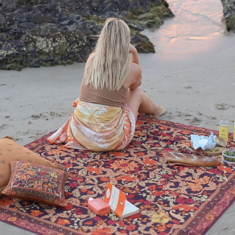 Wandering Folk Spice Forest Picnic Rug
