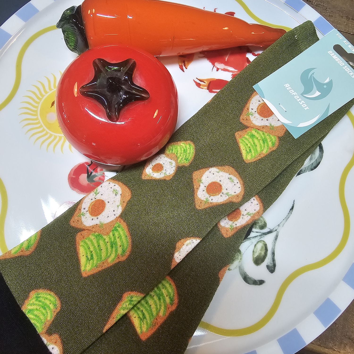 Avo on Toast Bamboo Socks (women 5-12/mens 6-11)