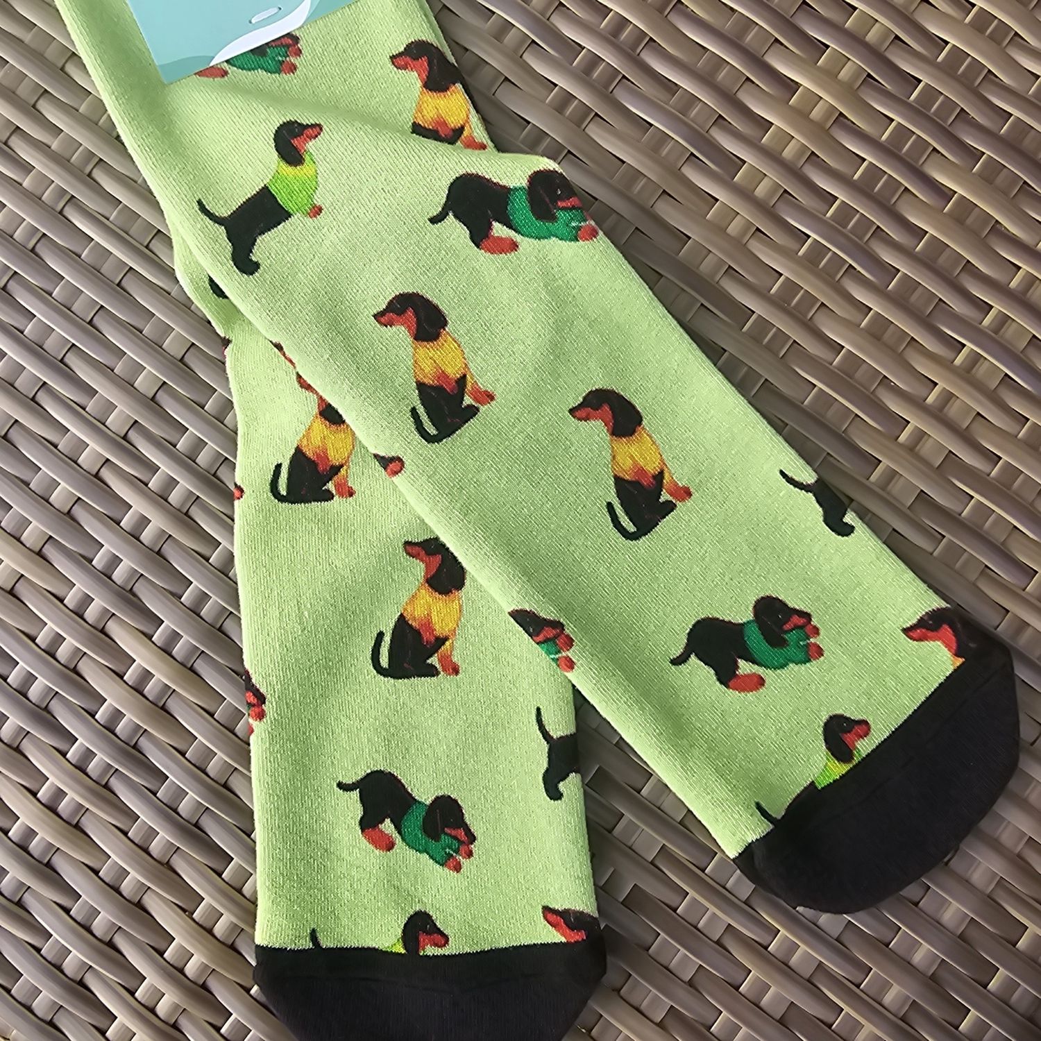 Dash Dachshund Bamboo Socks (womens 5-12/mens 6-11)