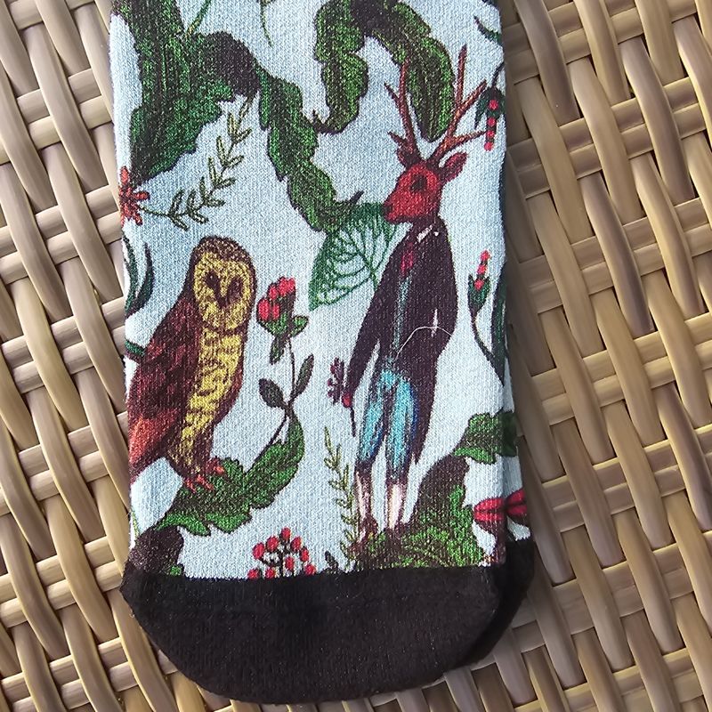 Forest Fables Bamboo Socks women sz 5-12/men 6-11