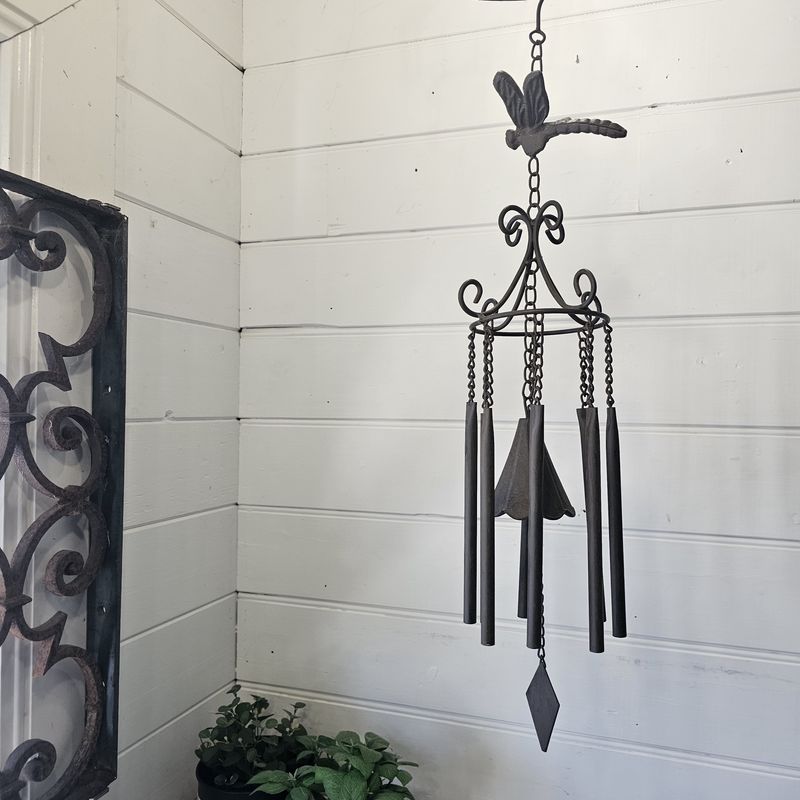 Cast Iron Dragonfly Wind Chime