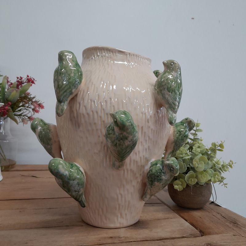 Swallow Bird Ceramic Vase