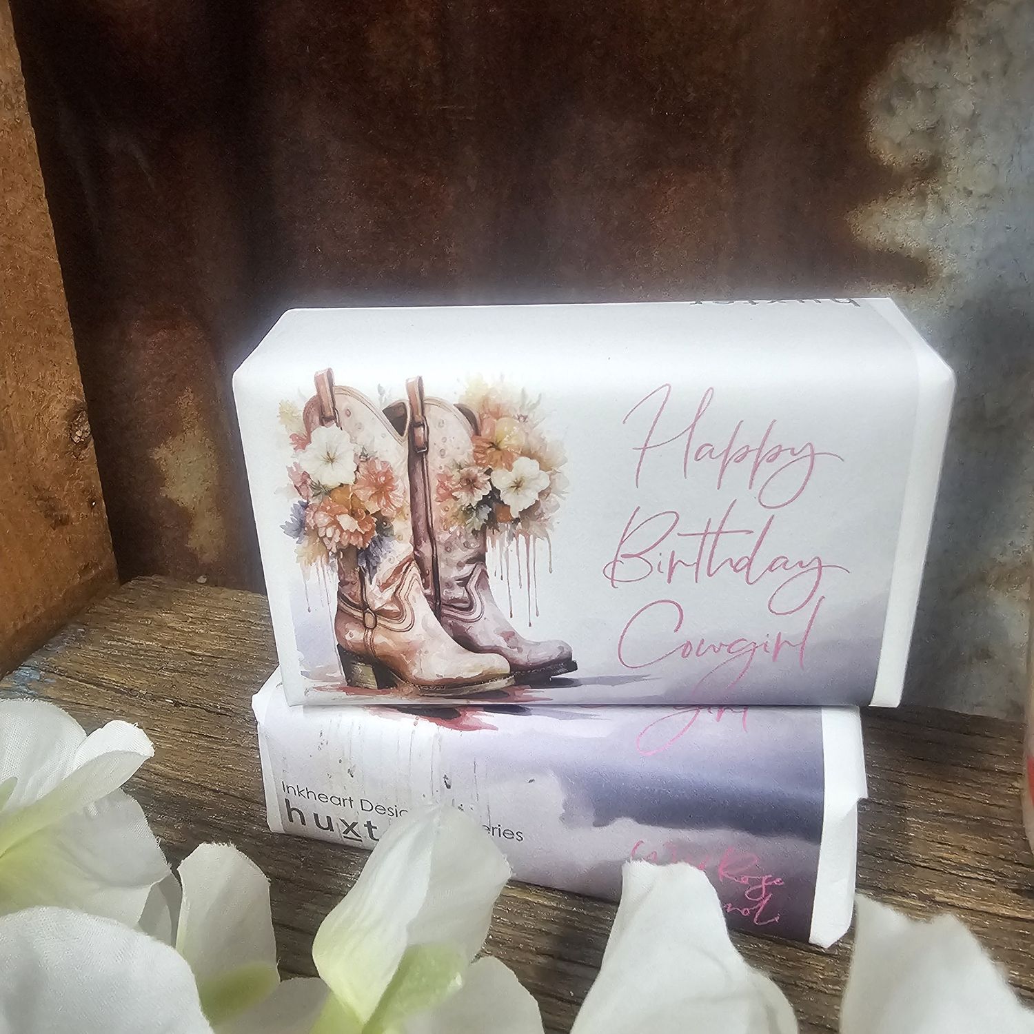 Happy Birthday Cowgirl Triple Milled Soap