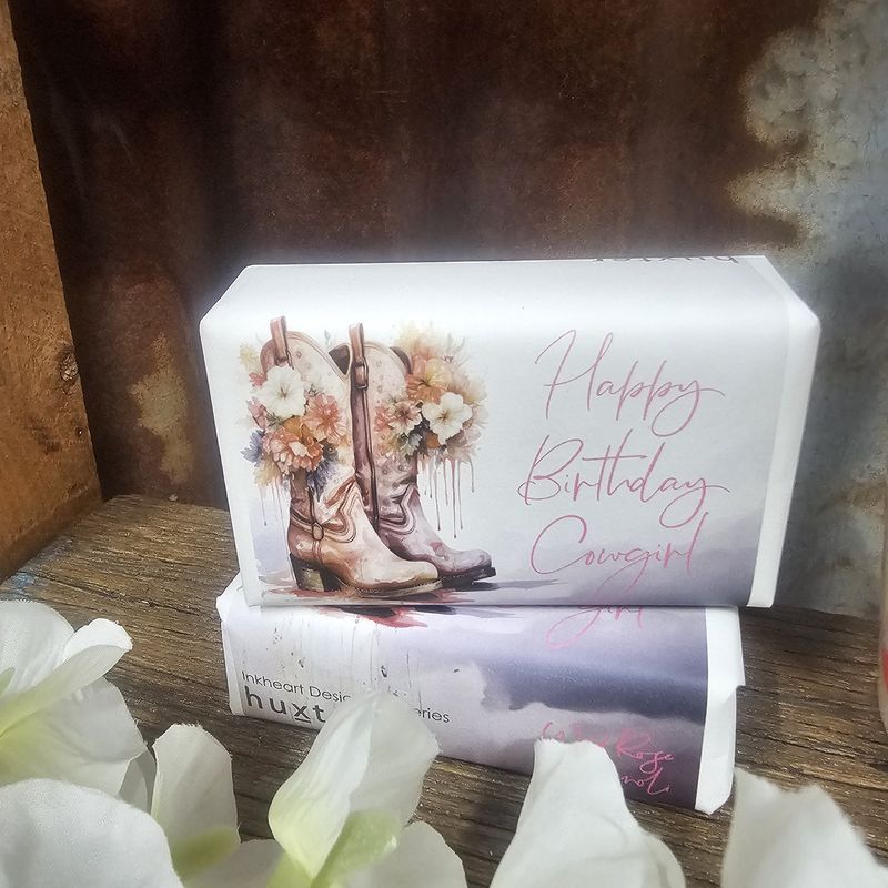 Happy Birthday Cowgirl Triple Milled Soap