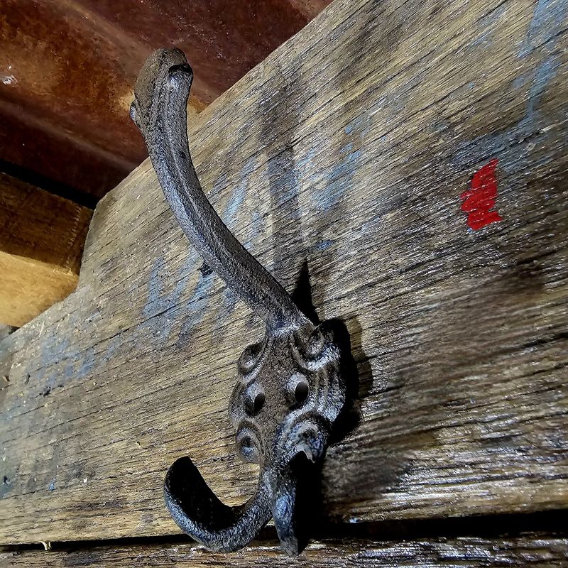 Victorian Style Cast Iron Wall Hooks