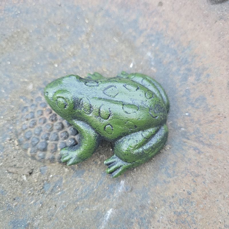 Green Frog Cast Iron