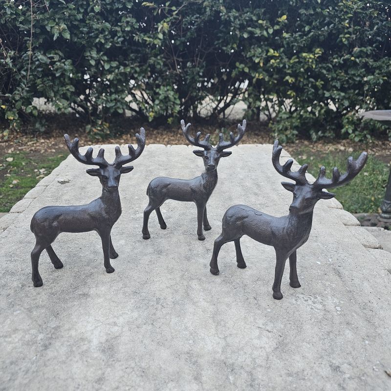 Deer Cast Iron Statue