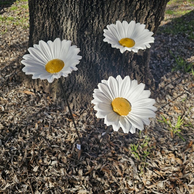 Flower Cast Iron on Stake