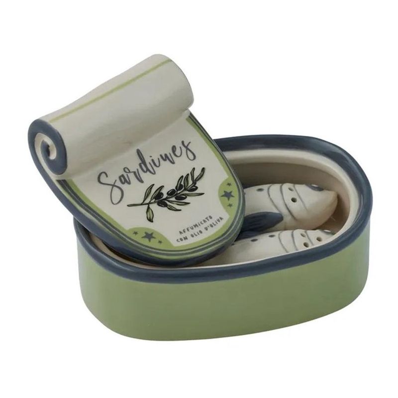 Sardina 3pc Ceramic Salt &amp; Pepper Set