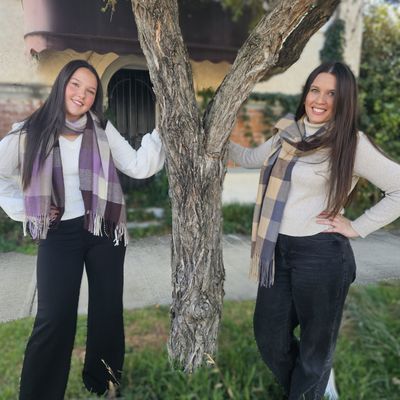 Patterned &amp; Block Colour Scarves