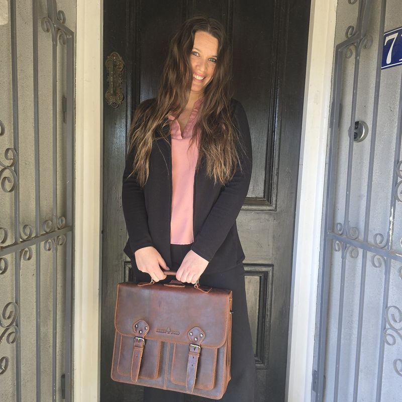 The Scholar Leather Backpack/Briefcase