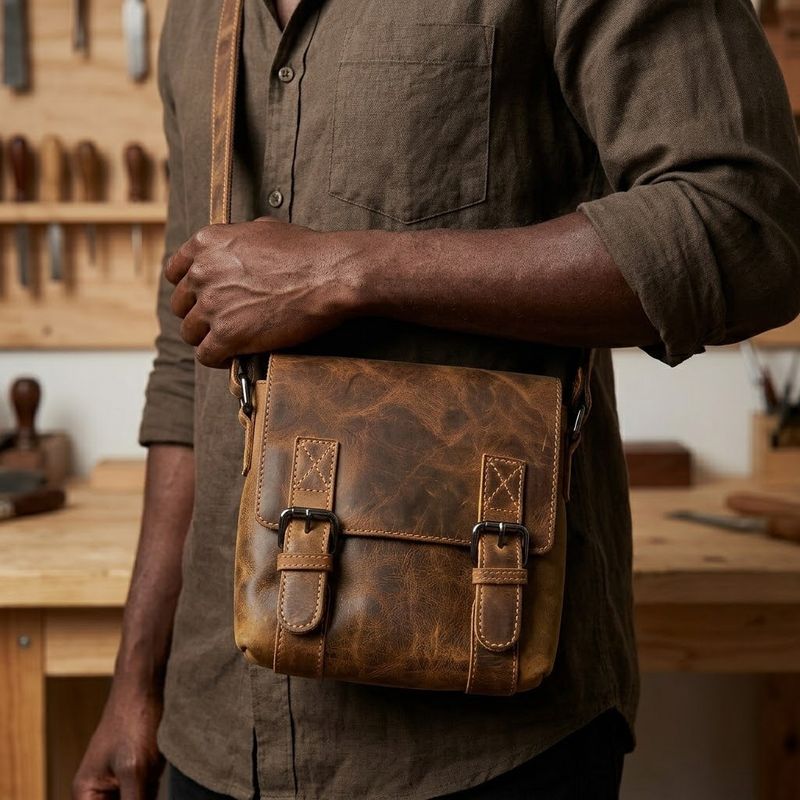 The Romeo leather Satchel