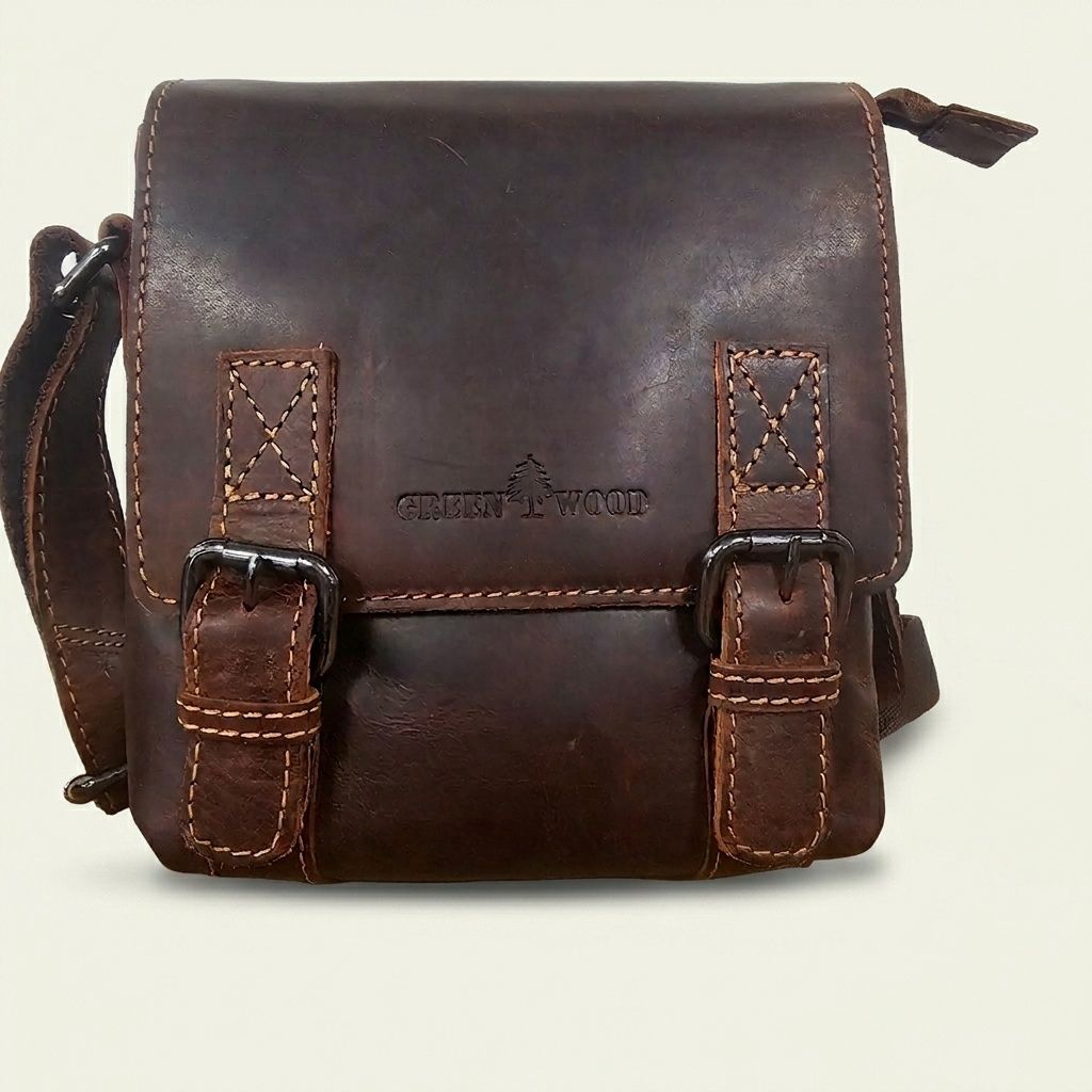 The Romeo leather Satchel, Colour: Sorghum