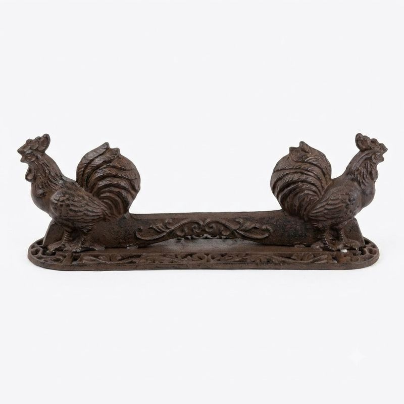 Cast Iron Rooster Boot Scraper