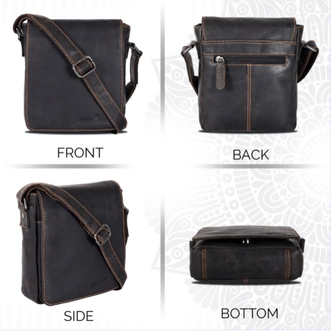 The Canterbury Brazilian Leather Cross Body Bag