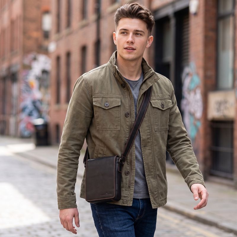 The Canterbury Brazilian Leather Cross Body Bag