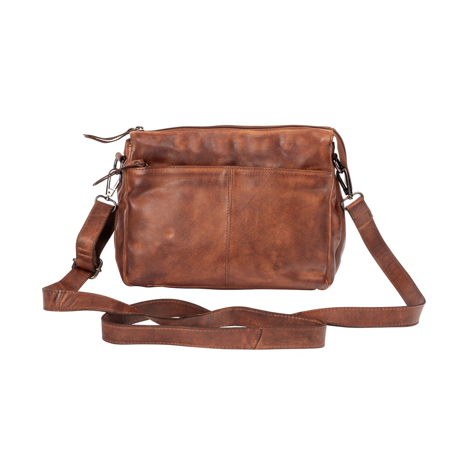 The Venice Leather Shoulder Bag, Colour: Cognac