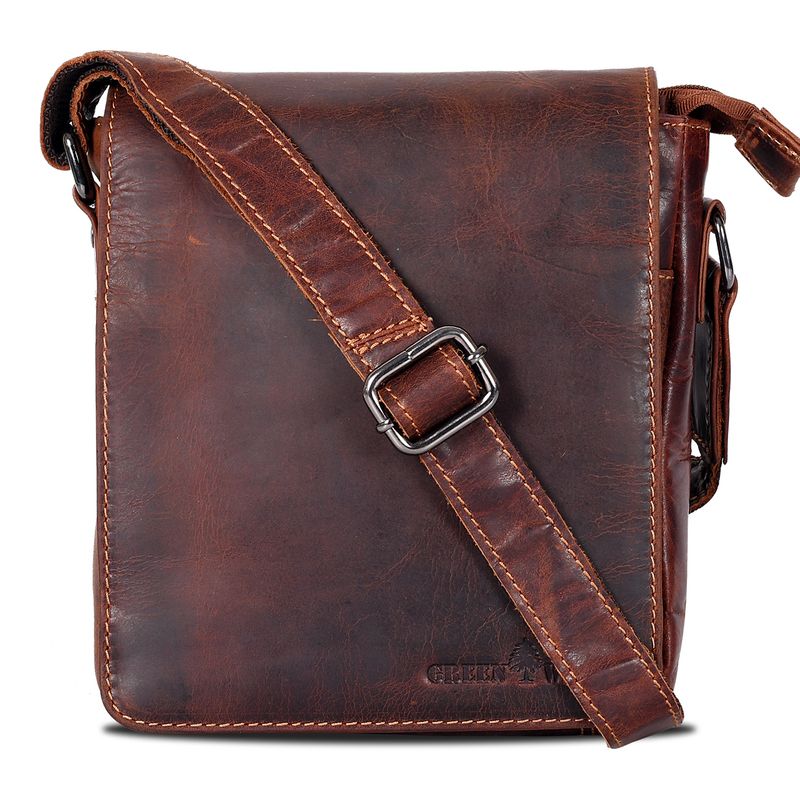 The Riley Brazilian Leather Cross Body Bag