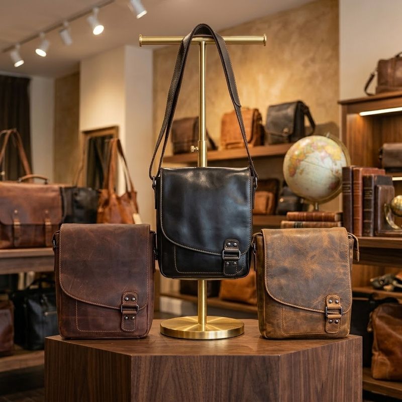 The Kent Leather Messenger Bag