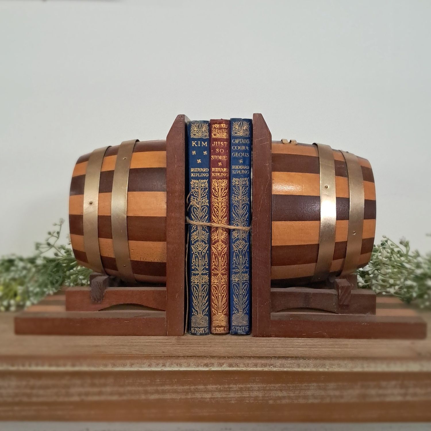 Barrel Bookends (Pair)