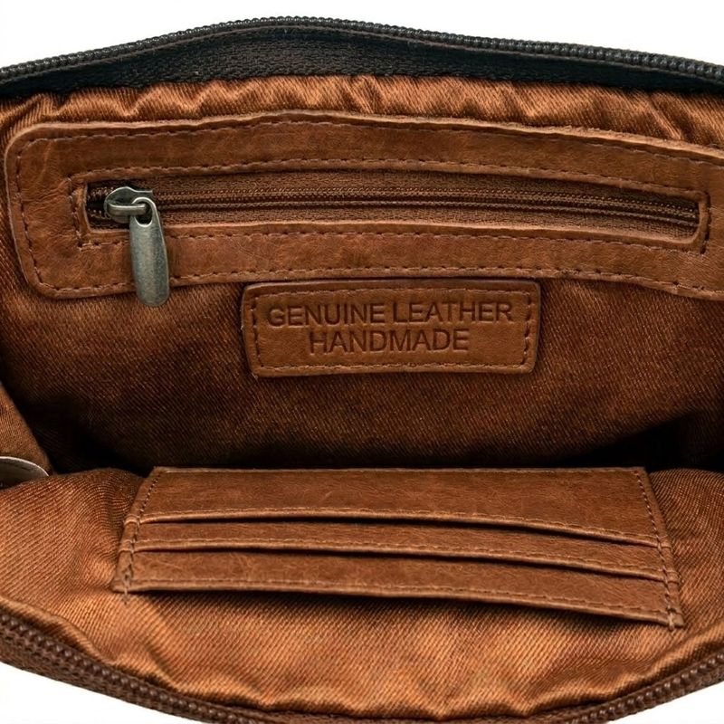 The Karnie Leather Cross Body Mobile Phone Bag