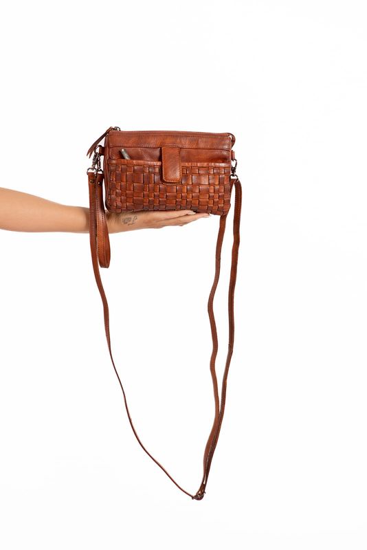 Woodstock woven Cross body Shoulder Bag/Clutch