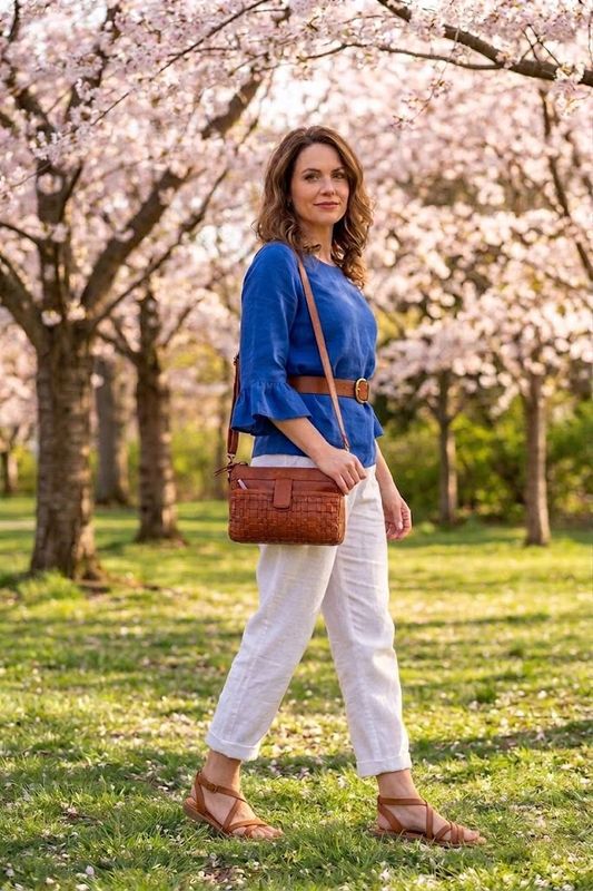 Woodstock woven Cross body Shoulder Bag/Clutch