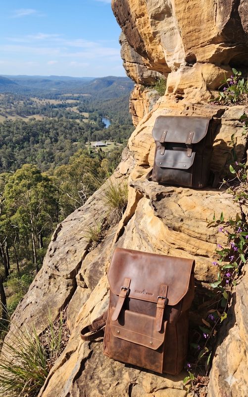 The Wrangler Leather Backpack &amp; Laptop Bag