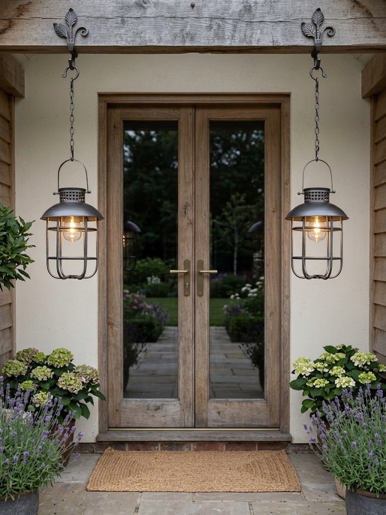 Retro Solar Powered Solar Hanging Lantern