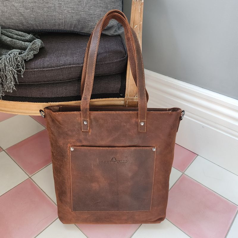 The Ava Leather Shoulder Bag &amp; Tote