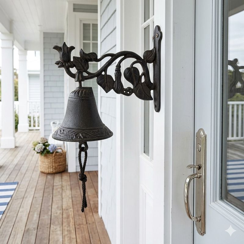 Art Nouveau Style Flower Doorbell