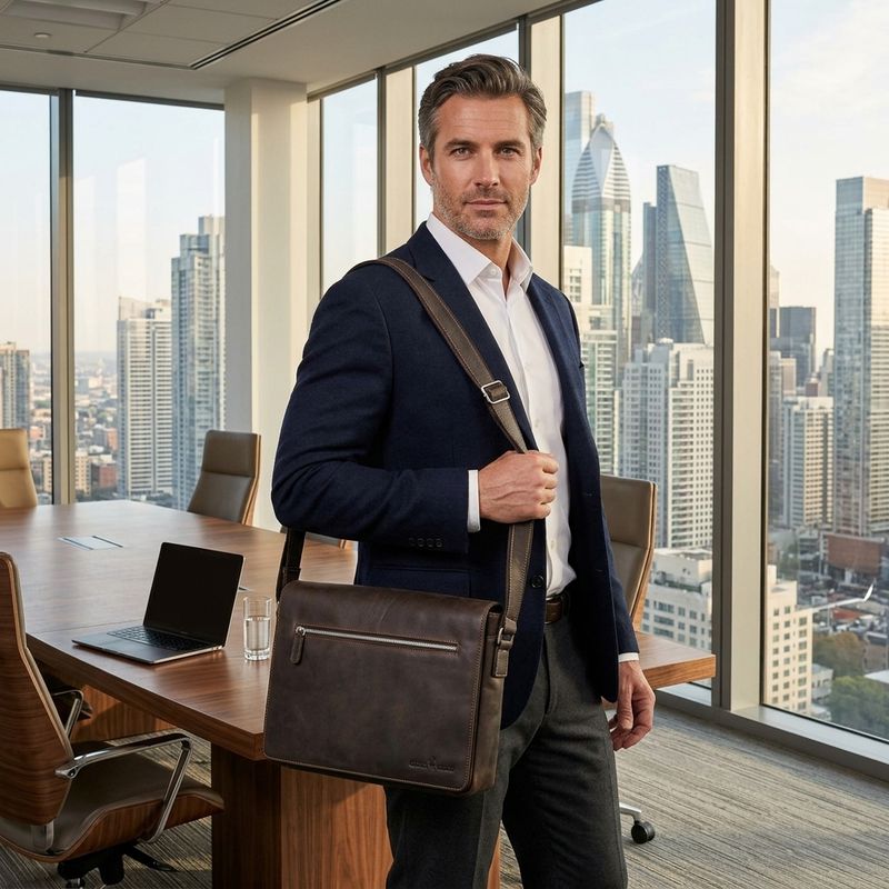 The Rutherford Leather Laptop Bag